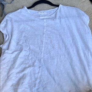 Plain white madewell tee